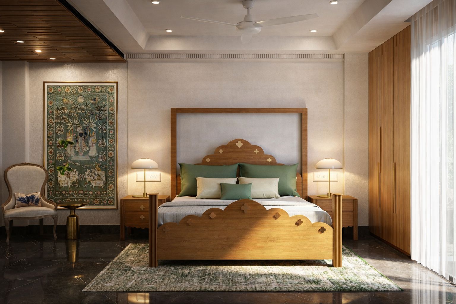 Studio Cornerstone bedroom interior